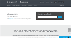 Desktop Screenshot of airnana.com
